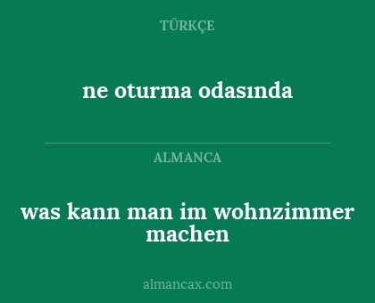 was kann man im wohnzimmer machen - ne oturma odasında