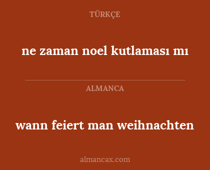 wann feiert man weihnachten - ne zaman noel kutlaması mı