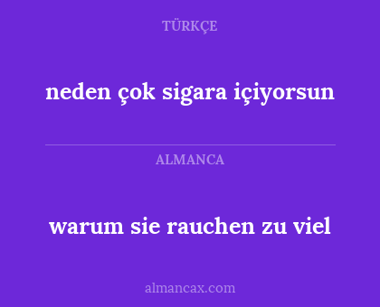 warum sie rauchen zu viel - neden çok sigara içiyorsun