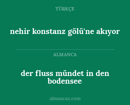 der fluss mündet in den bodensee - nehir konstanz gölü'ne akıyor