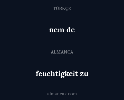 feuchtigkeit zu - nem de