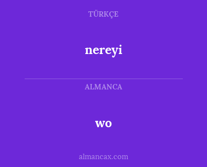 wo - nereyi