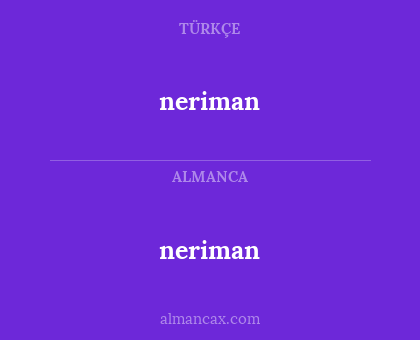 neriman - neriman