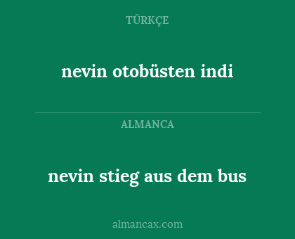 nevin otobüsten indi - nevin stieg aus dem bus