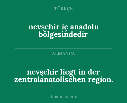 nevşehir liegt in der zentralanatolischen region. - nevşehir iç anadolu bölgesindedir