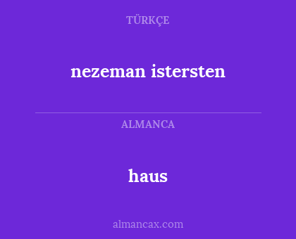 nezeman istersten - haus