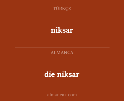 die niksar - niksar