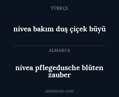 nivea pflegedusche blüten zauber - nivea bakım duş çiçek büyü