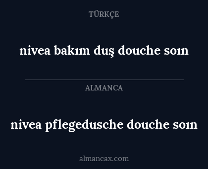 nivea pflegedusche douche soın - nivea bakım duş douche soın