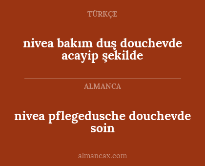 nivea pflegedusche douchevde soin - nivea bakım duş douchevde acayip şekilde