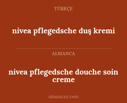 nivea pflegedsche duş kremi - nivea pflegedsche douche soin creme