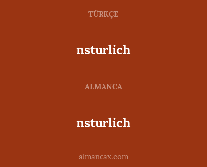 nsturlich - nsturlich