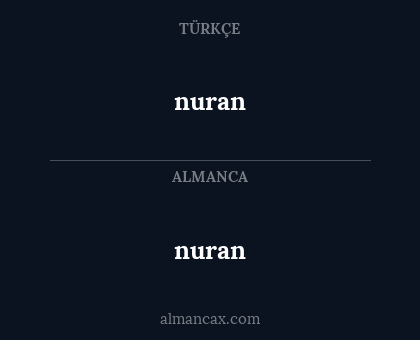 nuran - nuran