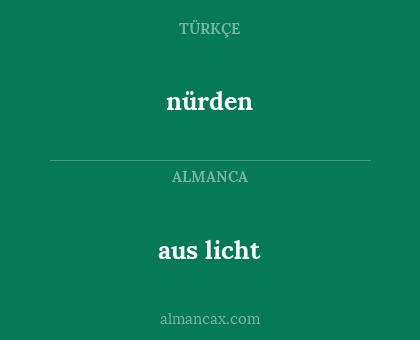aus licht - nürden