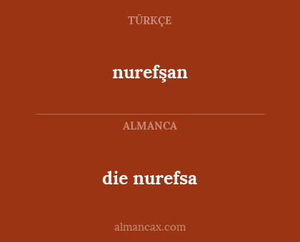 die nurefsa - nurefşan