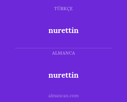 nurettin - nurettin