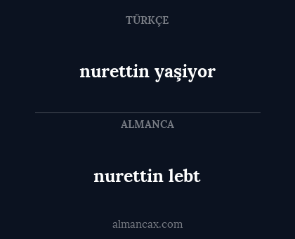 nurettin lebt - nurettin yaşiyor