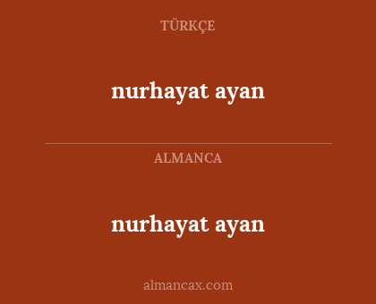 nurhayat ayan - nurhayat ayan