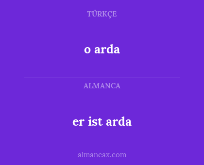 o arda - er ist arda
