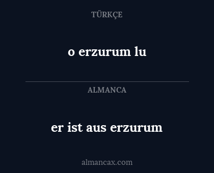 o erzurum lu - er ist aus erzurum