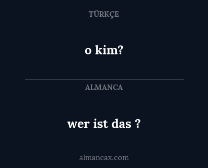 wer ist das ? - o kim?