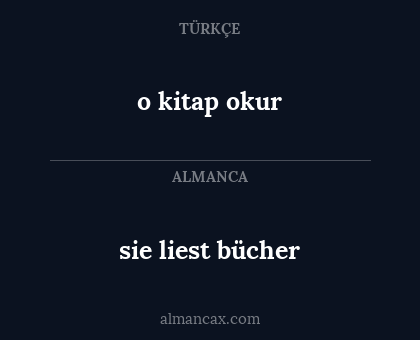 o kitap okur - sie liest bücher