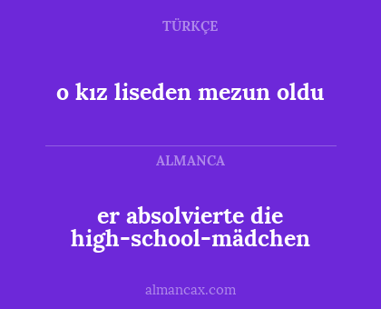 er absolvierte die high-school-mädchen - o kız liseden mezun oldu