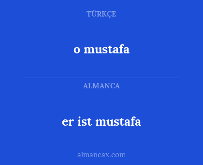 o mustafa - er ist mustafa