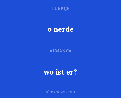 o nerde - wo ist er?