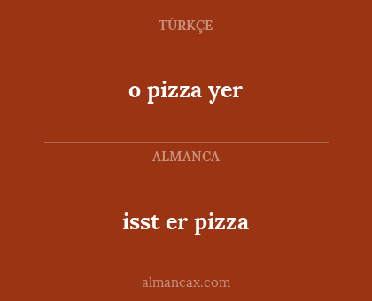 isst er pizza - o pizza yer