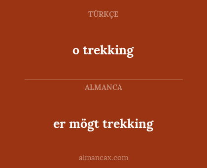 o trekking - er mögt trekking