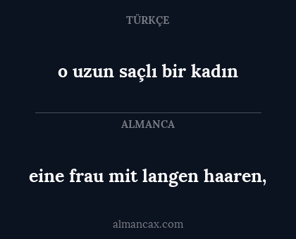eine frau mit langen haaren, - o uzun saçlı bir kadın