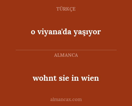 o viyana'da yaşıyor - wohnt sie in wien