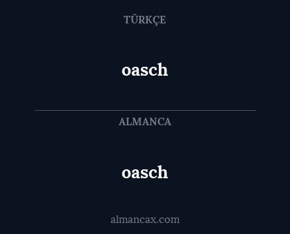 oasch - oasch