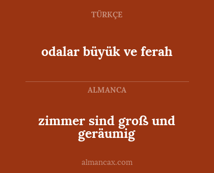 zimmer sind groß und geräumig - odalar büyük ve ferah