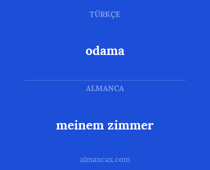 odama - meinem zimmer