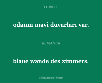 odanın mavi duvarları var. - blaue wände des zimmers.
