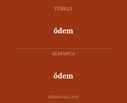 ödem - ödem