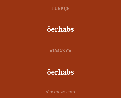 öerhabs - öerhabs