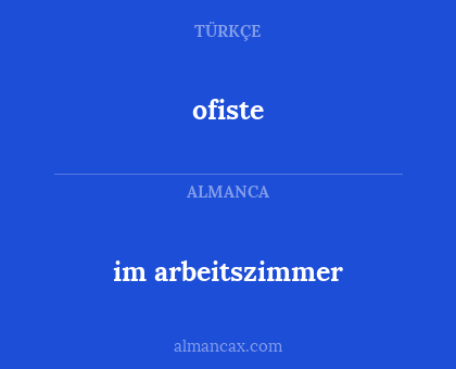 im arbeitszimmer - ofiste