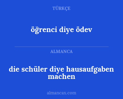 öğrenci diye ödev - die schüler diye hausaufgaben machen