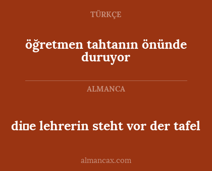 di̇e lehrerin steht vor der tafel - öğretmen tahtanın önünde duruyor