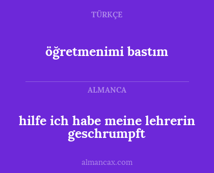 öğretmenimi bastım - hilfe ich habe meine lehrerin geschrumpft
