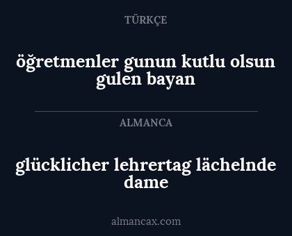 glücklicher lehrertag lächelnde dame - öğretmenler gunun kutlu olsun gulen bayan
