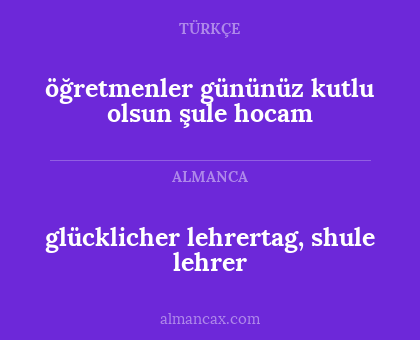 öğretmenler gününüz kutlu olsun şule hocam - glücklicher lehrertag, shule lehrer