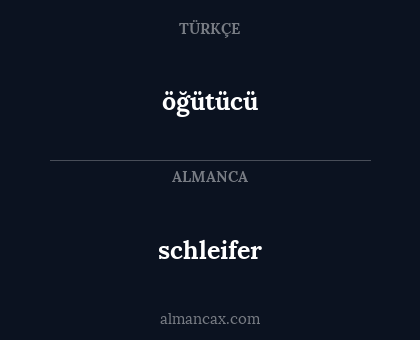 schleifer - öğütücü