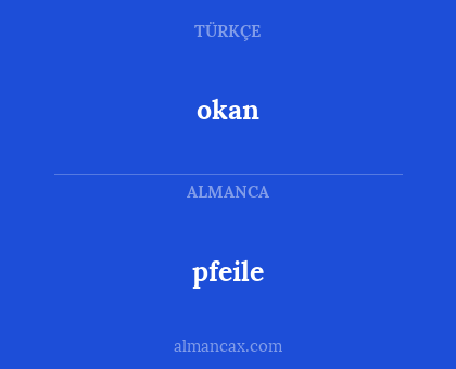 okan - pfeile