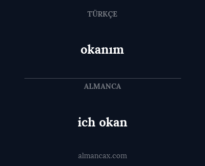 okanım - ich okan