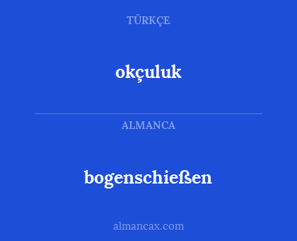okçuluk - bogenschießen