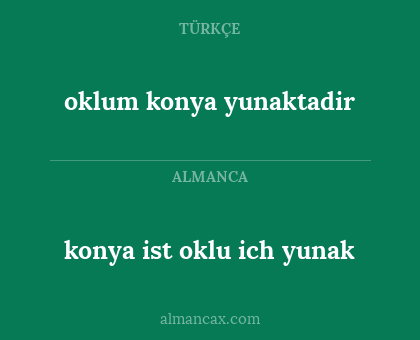 konya ist oklu ich yunak - oklum konya yunaktadir